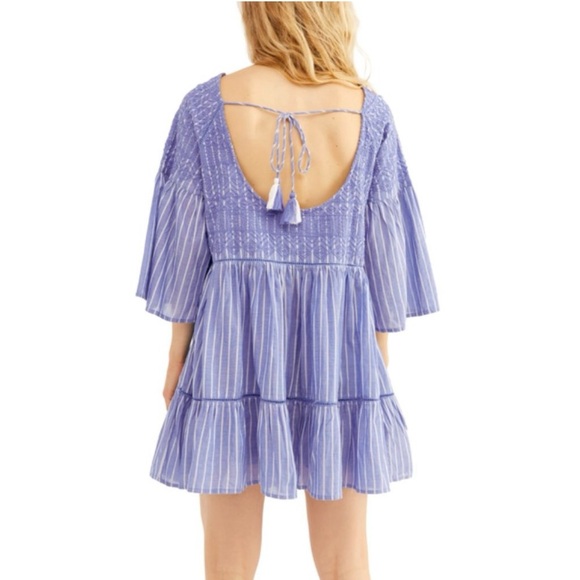 Free People, bohemian striped dress - Picture 4 of 10